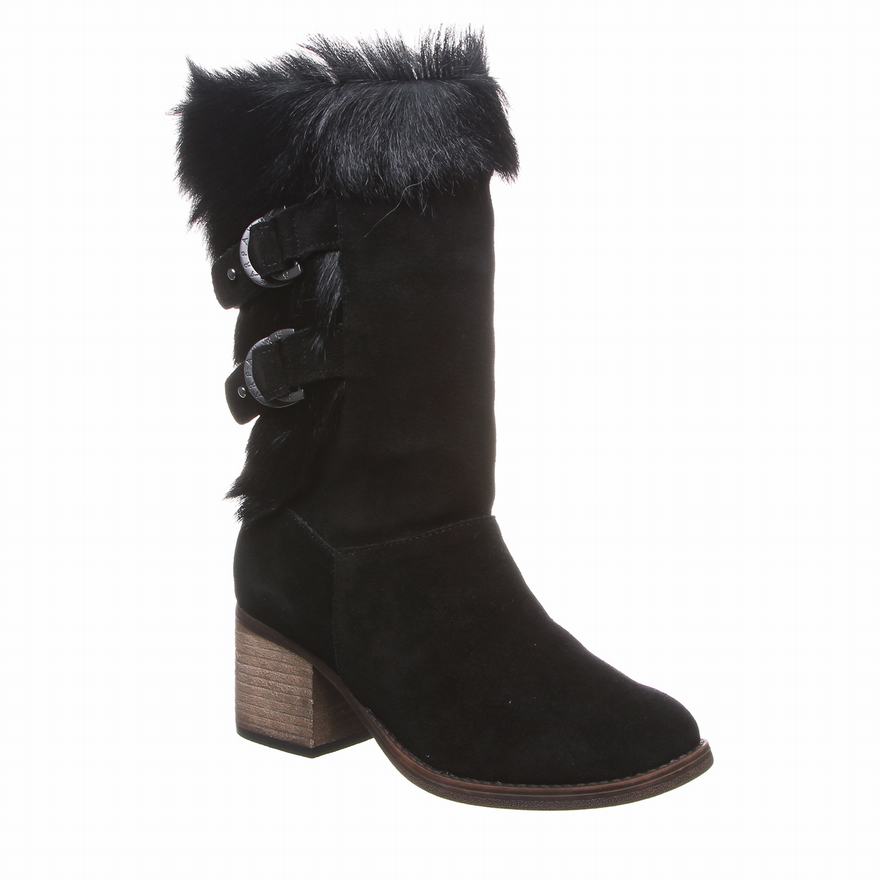 Bearpaw Madeline Ankle Boots UK - Women's Boots Black ||YKPUBT-934||